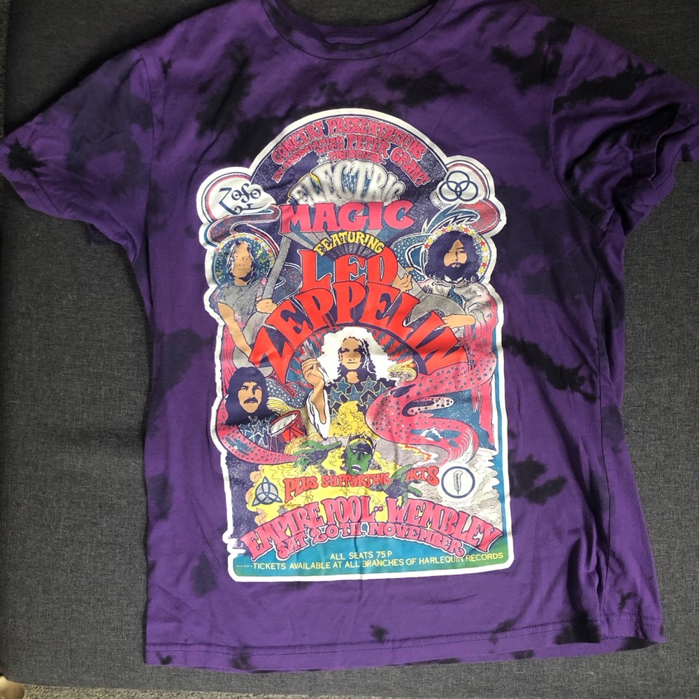 Led Zeppelin Purple Tie-Dye small